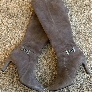 Bandolino Knee-High Suede Heeled Boots